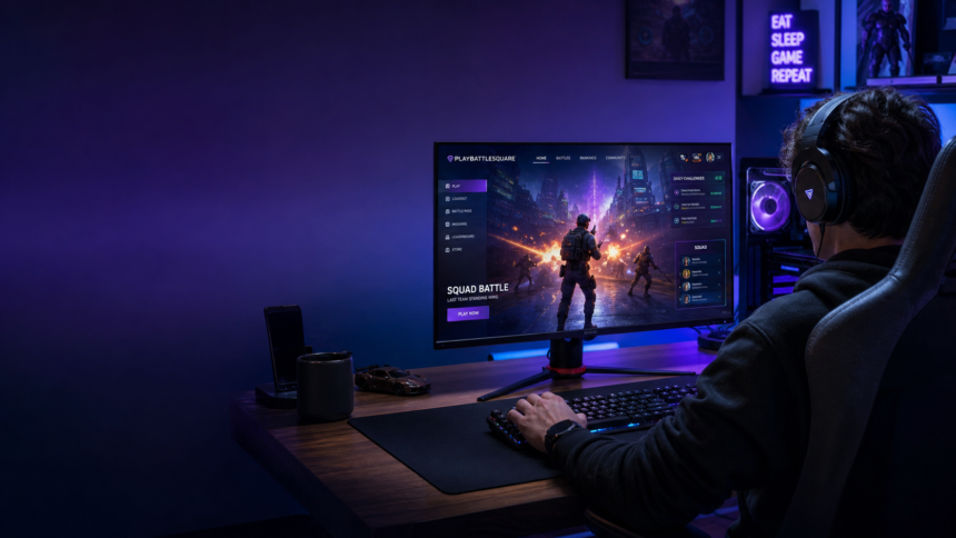 Playing Games PlayBattleSquare